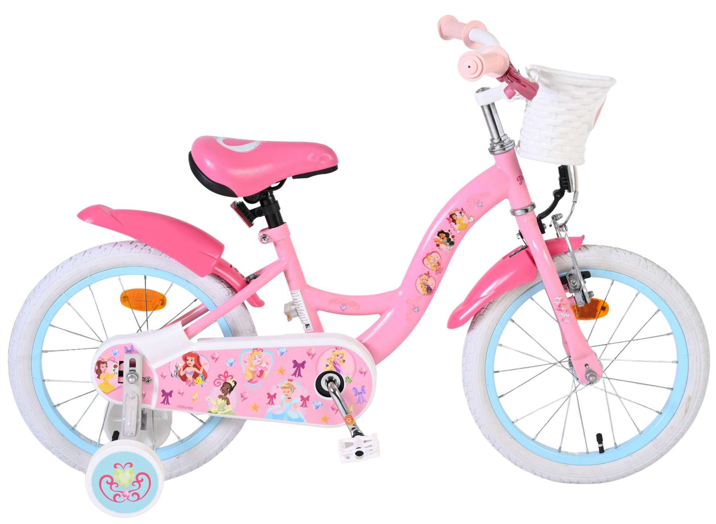 Disney Princess Kinderfiets - Meisjes - 16 inch - Roze - 4-6 jaar bij Fietstotaal