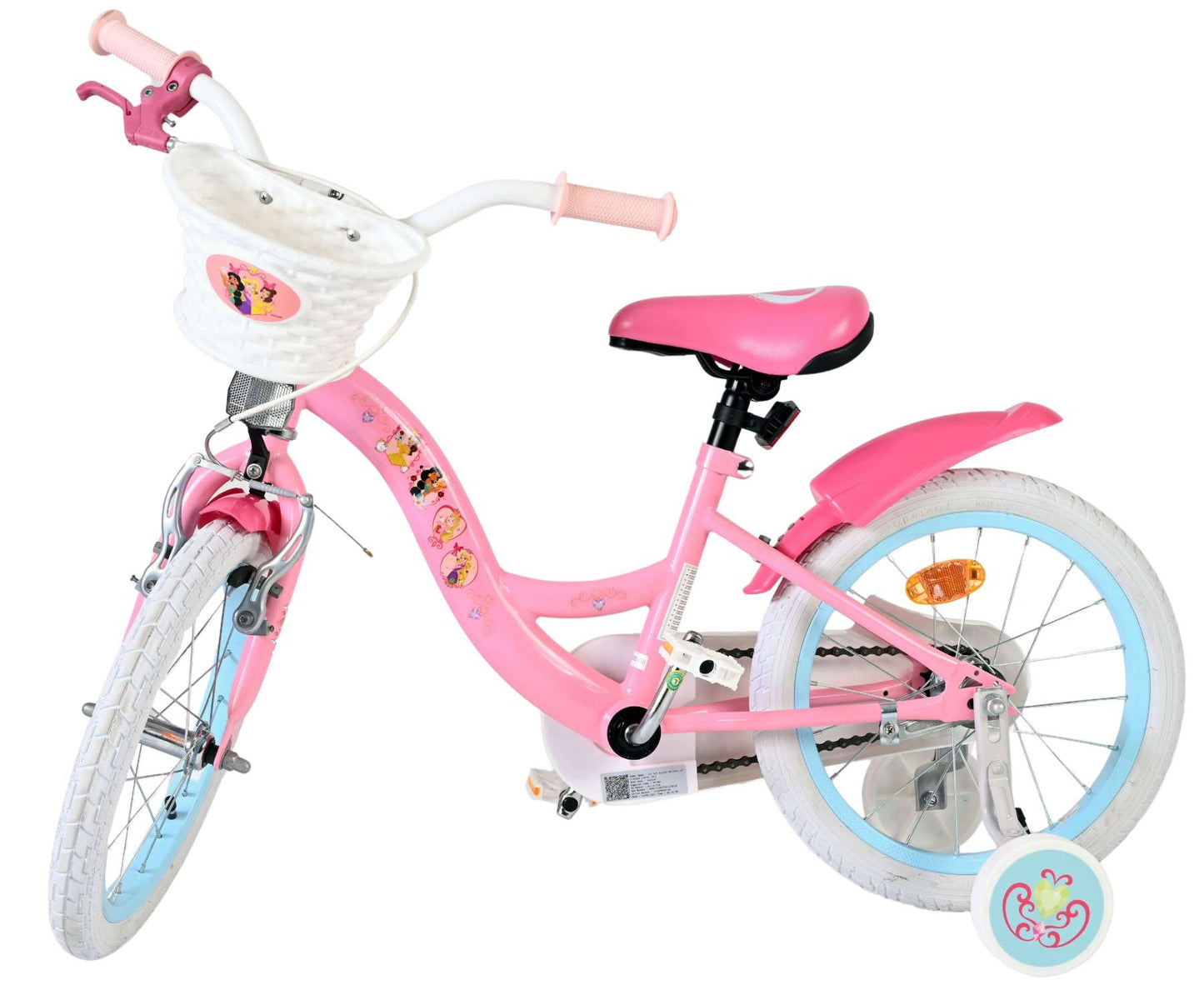 Disney Princess Kinderfiets - Meisjes - 16 inch - Roze - 4-6 jaar extra afbeelding 9