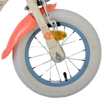 Disney Stitch Kinderfiets - Meisjes - 12 inch - Twee handremmen - Creme Koraal Blauw - Crème, Blauw - 3-5 jaar extra afbeelding 10