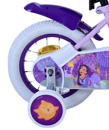 Disney Wish Kinderfiets - Meisjes - 12 inch - Paars - 3-5 jaar extra afbeelding 3