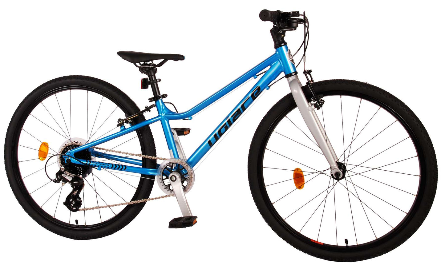 Volare Dynamic Kinderfiets - Jongens - 24 inch - Blauw - 2 Handremmen - 8 Versnellingen - Prime Collection - 8-10 jaar extra afbeelding 3