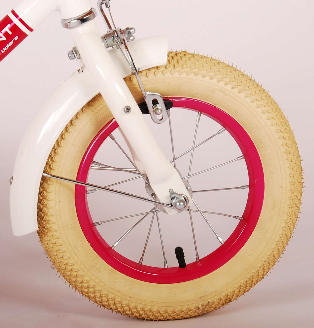 Volare Excellent Kinderfiets - Meisjes - 12 inch - Wit - 3-5 jaar extra afbeelding 6