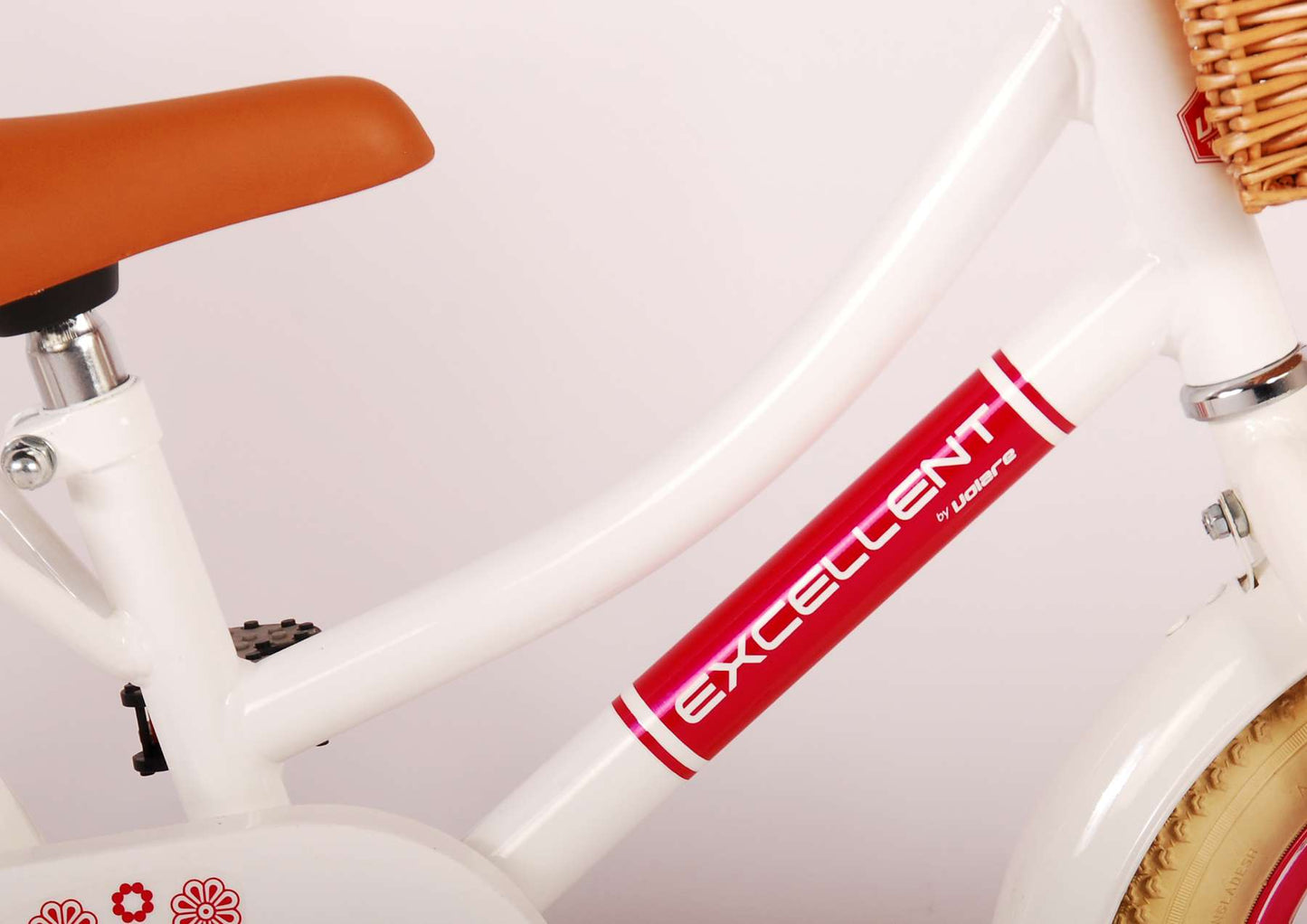 Volare Excellent Kinderfiets - Meisjes - 12 inch - Wit - 3-5 jaar extra afbeelding 8
