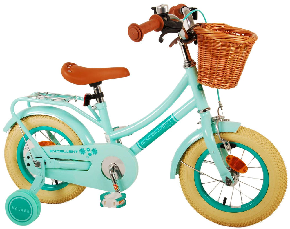 Volare Excellent Kinderfiets - Meisjes - 12 inch - Groen - 3-5 jaar extra afbeelding 3