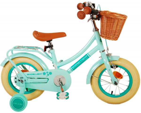 Volare Excellent Kinderfiets - Meisjes - 12 inch - Groen - 3-5 jaar extra afbeelding 2