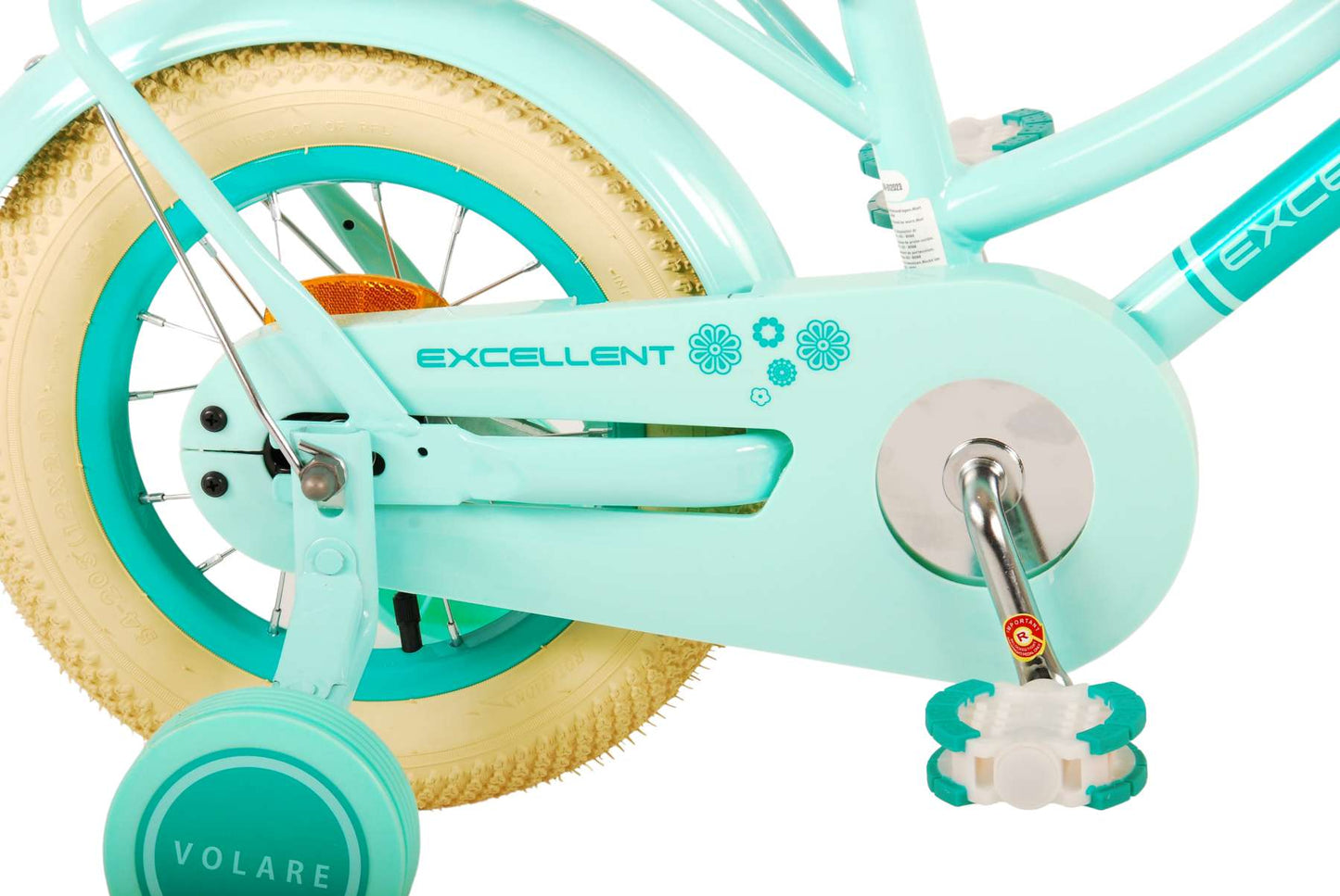 Volare Excellent Kinderfiets - Meisjes - 12 inch - Groen - 3-5 jaar extra afbeelding 7