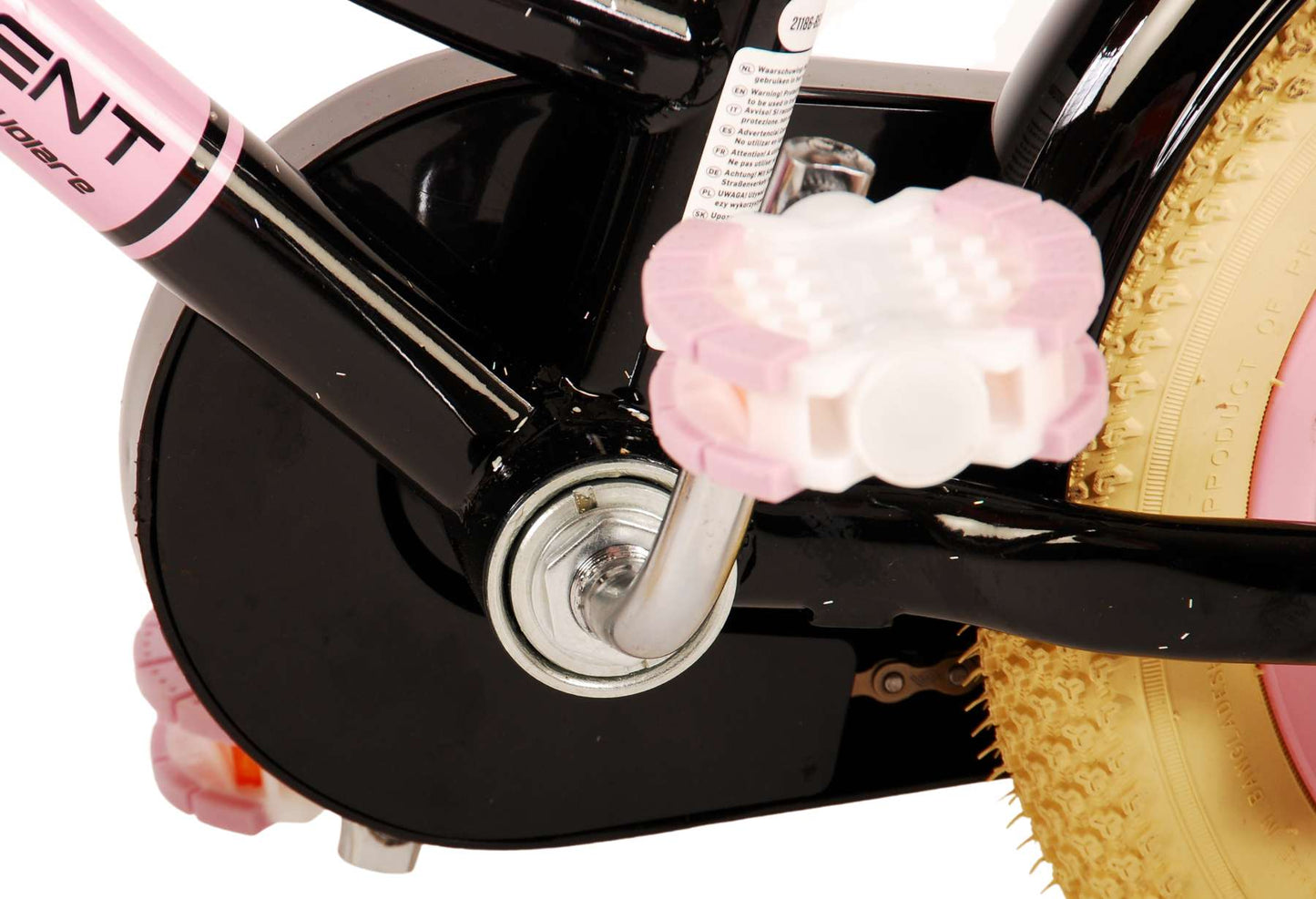Volare Excellent Kinderfiets - Meisjes - 12 inch - Zwart - 3-5 jaar extra afbeelding 16
