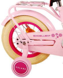 Volare Excellent Kinderfiets - Meisjes - 12 inch - Roze - 3-5 jaar extra afbeelding 5