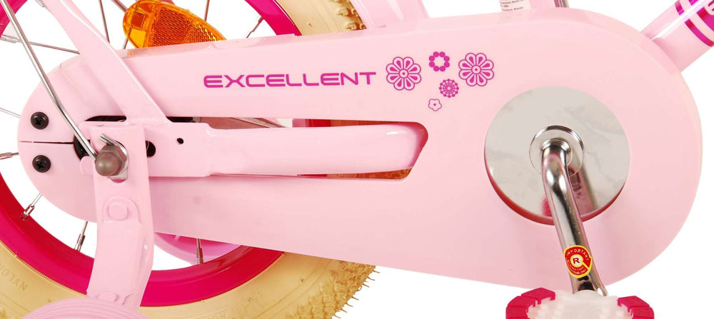 Volare Excellent Kinderfiets - Meisjes - 12 inch - Roze - 3-5 jaar extra afbeelding 7