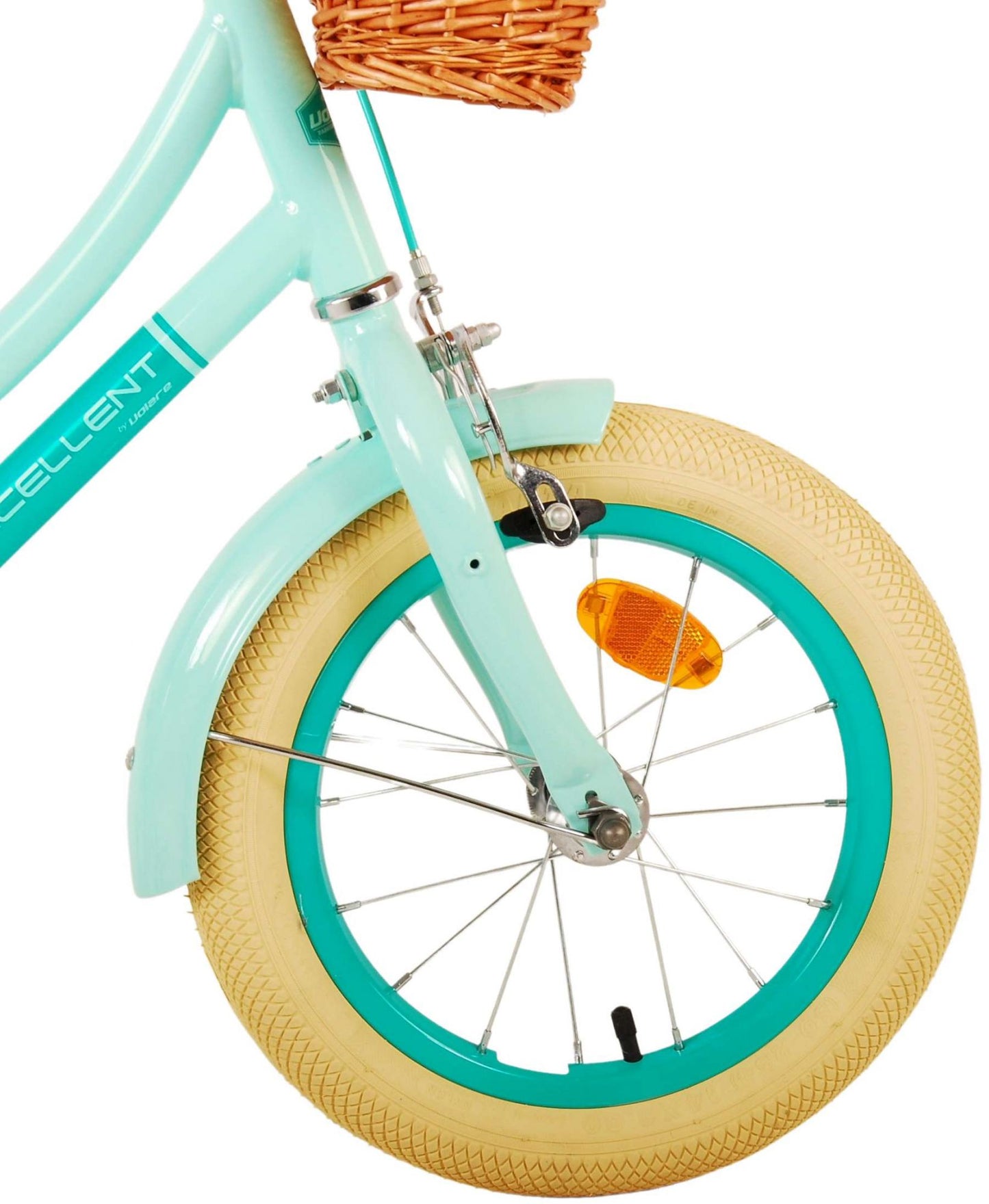 Volare Excellent Kinderfiets - Meisjes - 14 inch - Groen - 3-5 jaar extra afbeelding 6