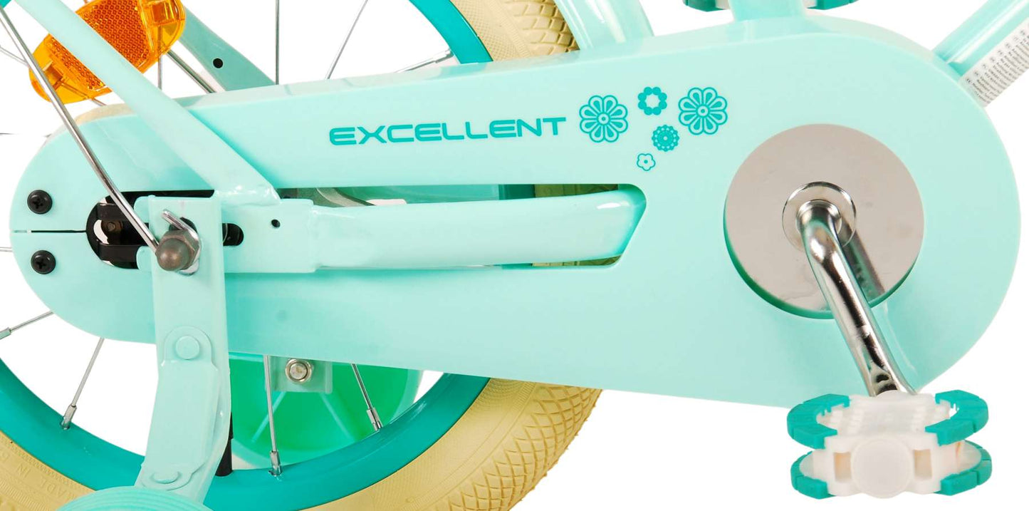 Volare Excellent Kinderfiets - Meisjes - 14 inch - Groen - 3-5 jaar extra afbeelding 7