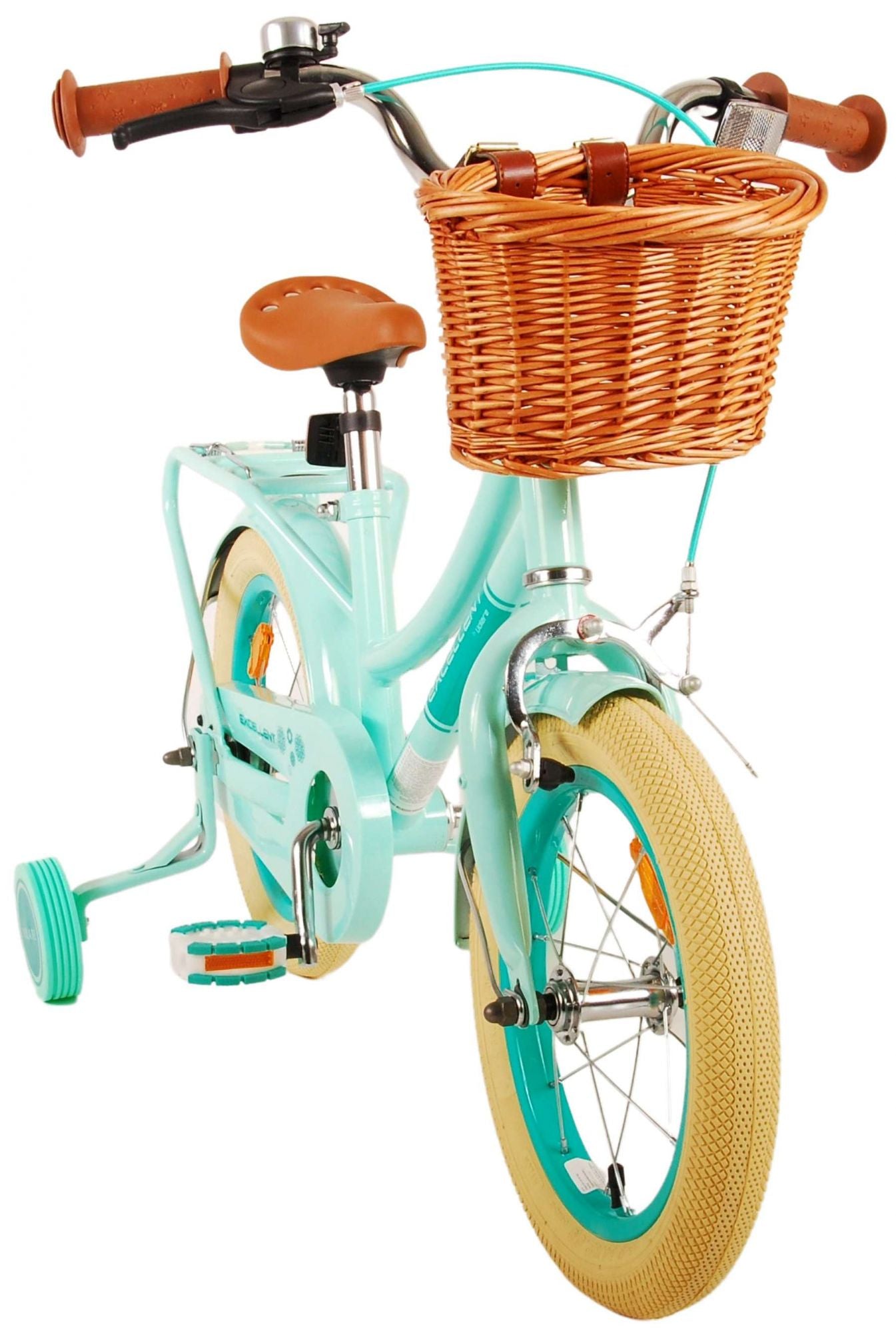 Volare Excellent Kinderfiets - Meisjes - 14 inch - Groen - 3-5 jaar extra afbeelding 11