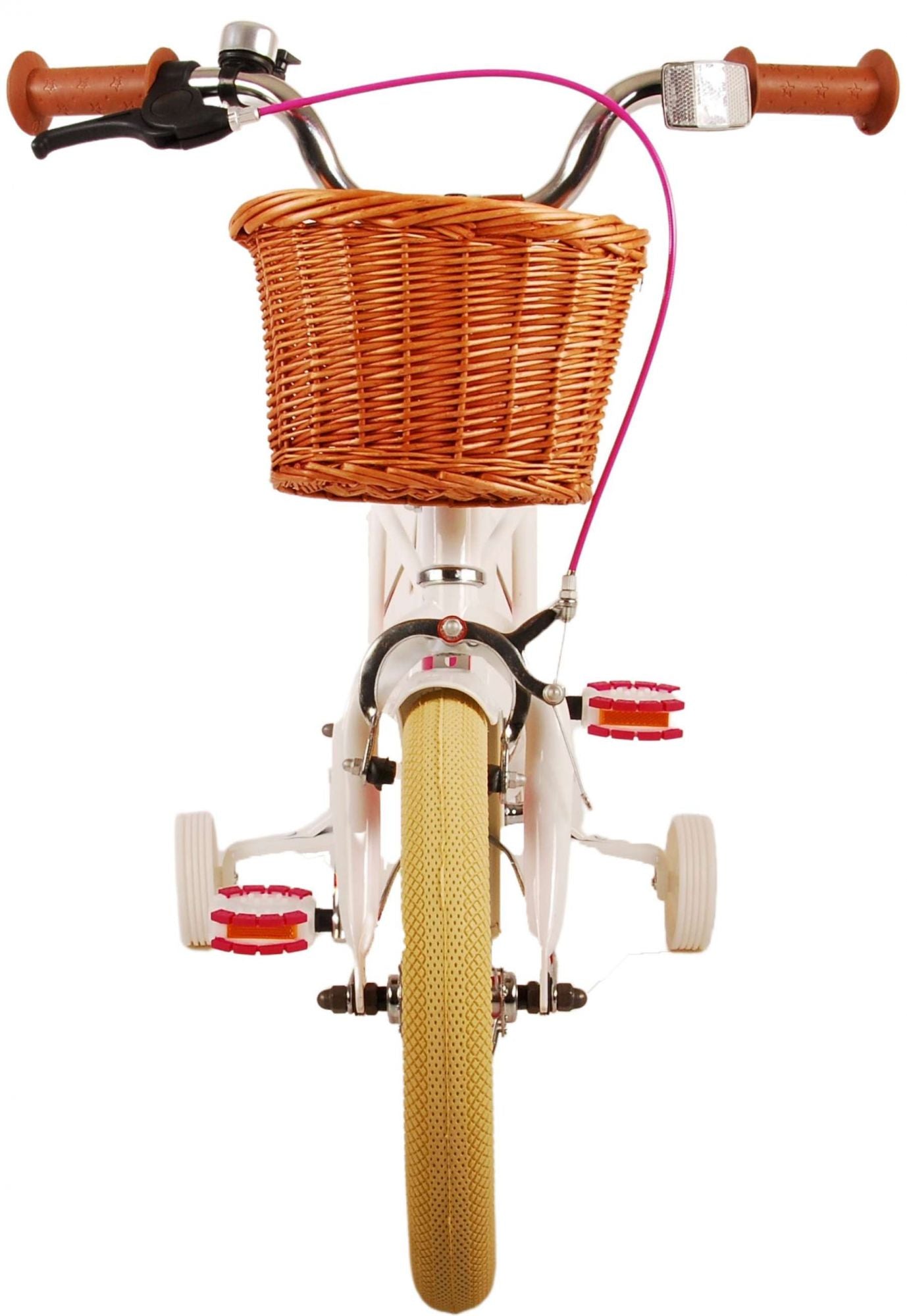 Volare Excellent Kinderfiets - Meisjes - 14 inch - Wit - 3-5 jaar extra afbeelding 12