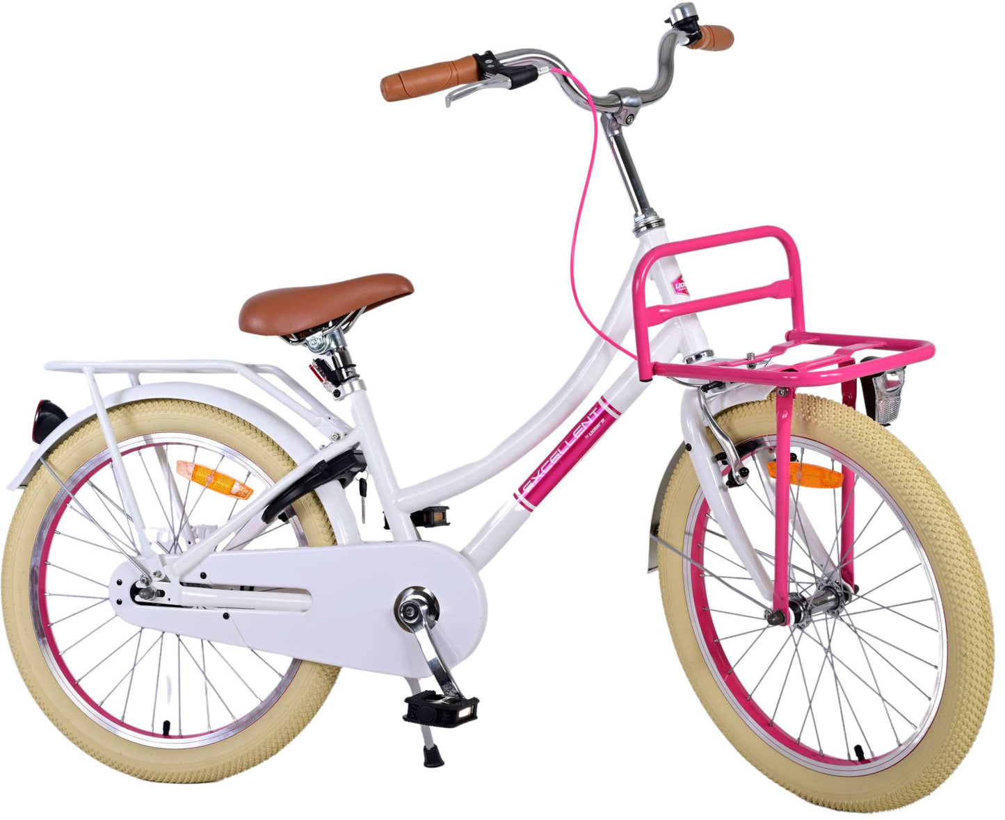 Volare Excellent Kinderfiets - Meisjes - 20 inch - Wit - 6-8 jaar extra afbeelding 3