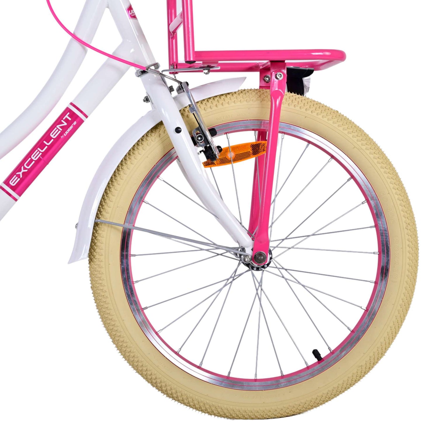 Volare Excellent Kinderfiets - Meisjes - 20 inch - Wit - 6-8 jaar extra afbeelding 5