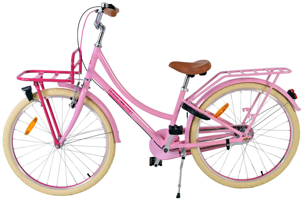 Volare Excellent Kinderfiets - Meisjes - 24 inch - Roze - 3 Versnellingen - 8-10 jaar extra afbeelding 6