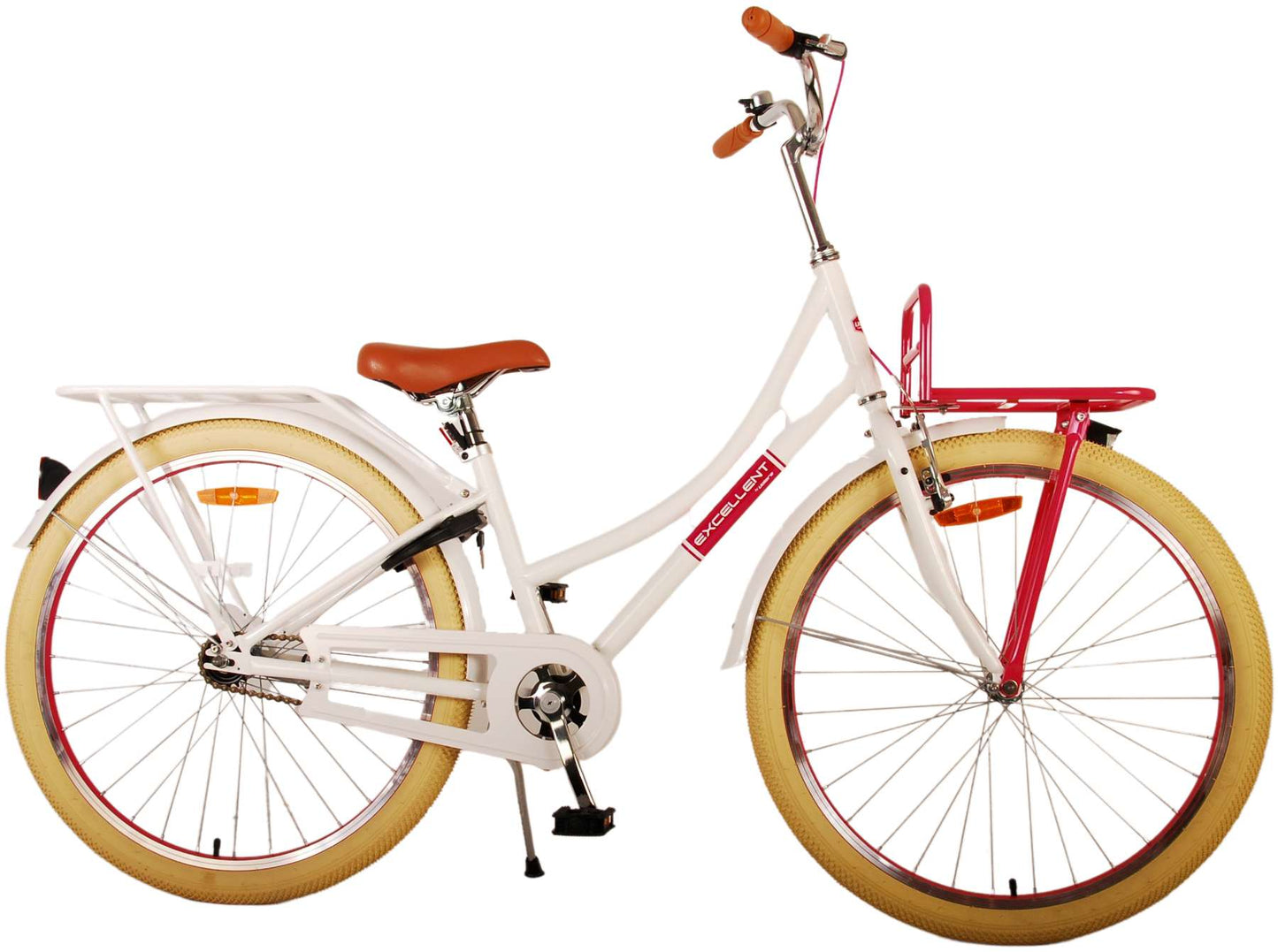 Volare Excellent Kinderfiets - Meisjes - 26 inch - Wit - 10-12 jaar extra afbeelding 3