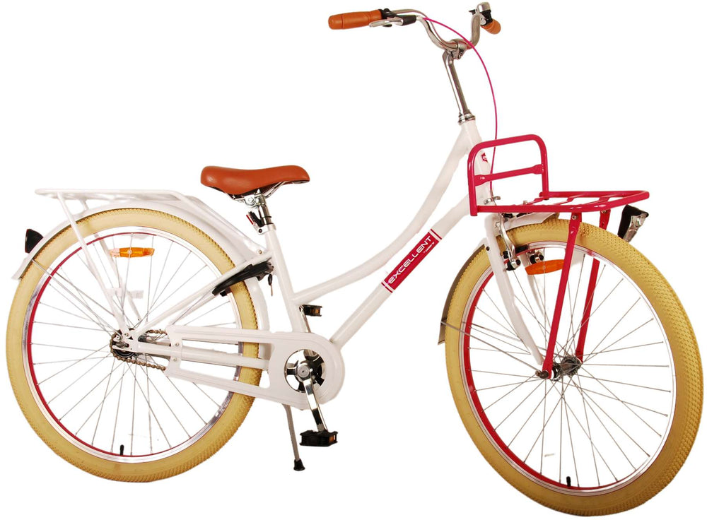 Volare Excellent Kinderfiets - Meisjes - 26 inch - Wit - 10-12 jaar extra afbeelding 4