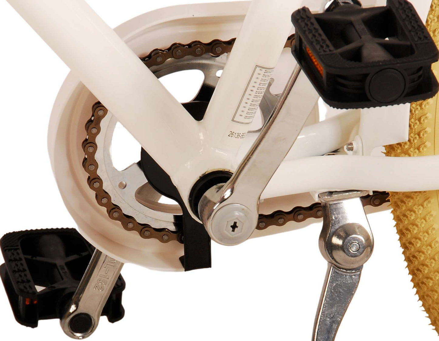 Volare Excellent Kinderfiets - Meisjes - 26 inch - Wit - 10-12 jaar extra afbeelding 16