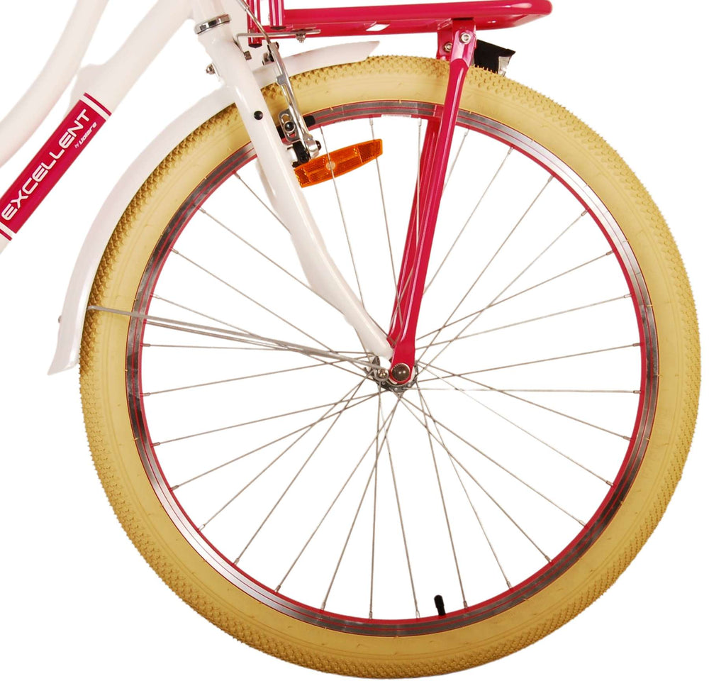 Volare Excellent Kinderfiets - Meisjes - 26 inch - Wit - 10-12 jaar extra afbeelding 6