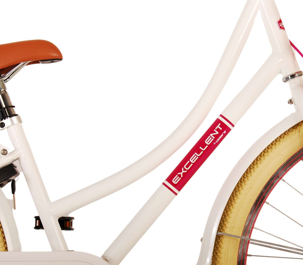 Volare Excellent Kinderfiets - Meisjes - 26 inch - Wit - 10-12 jaar extra afbeelding 8