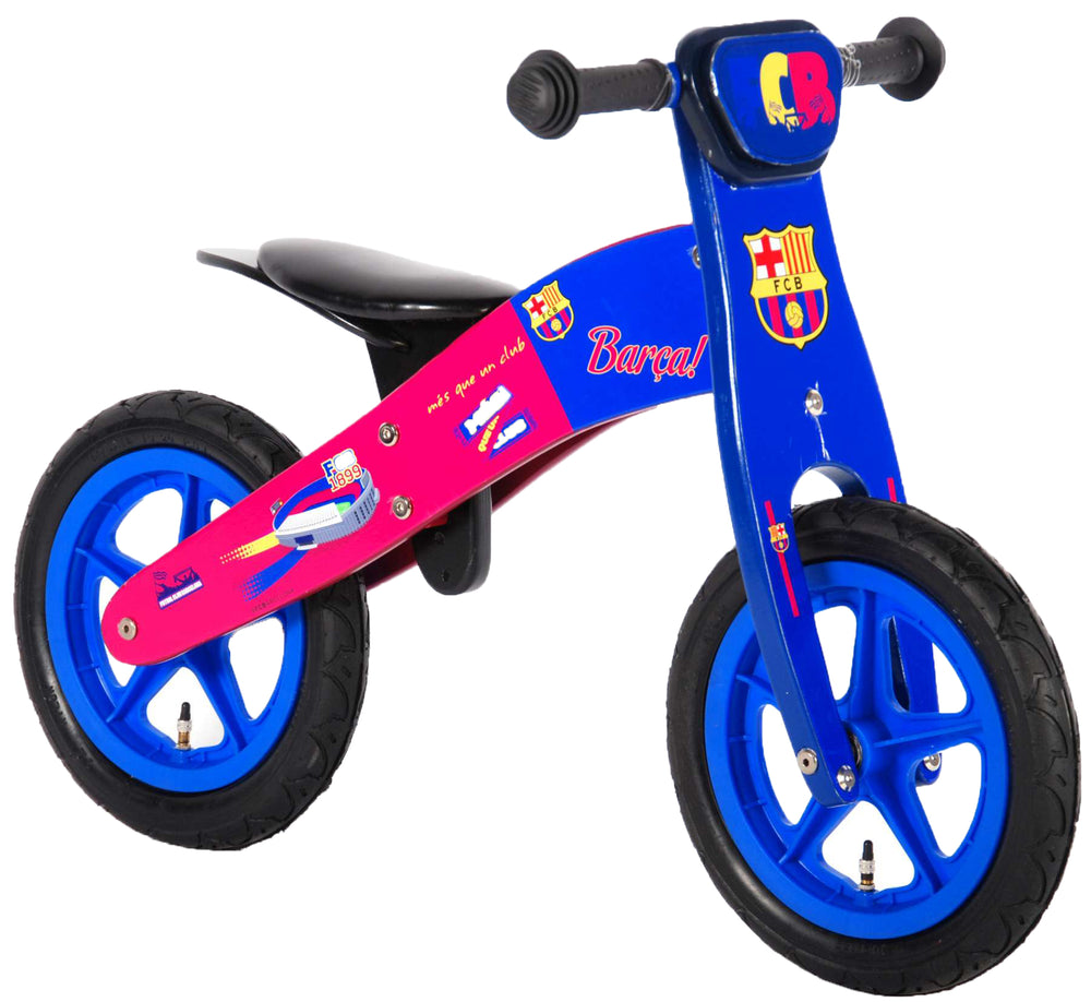 FC Barcelona houten loopfiets 12 inch - 3-5 jaar bij Fietstotaal