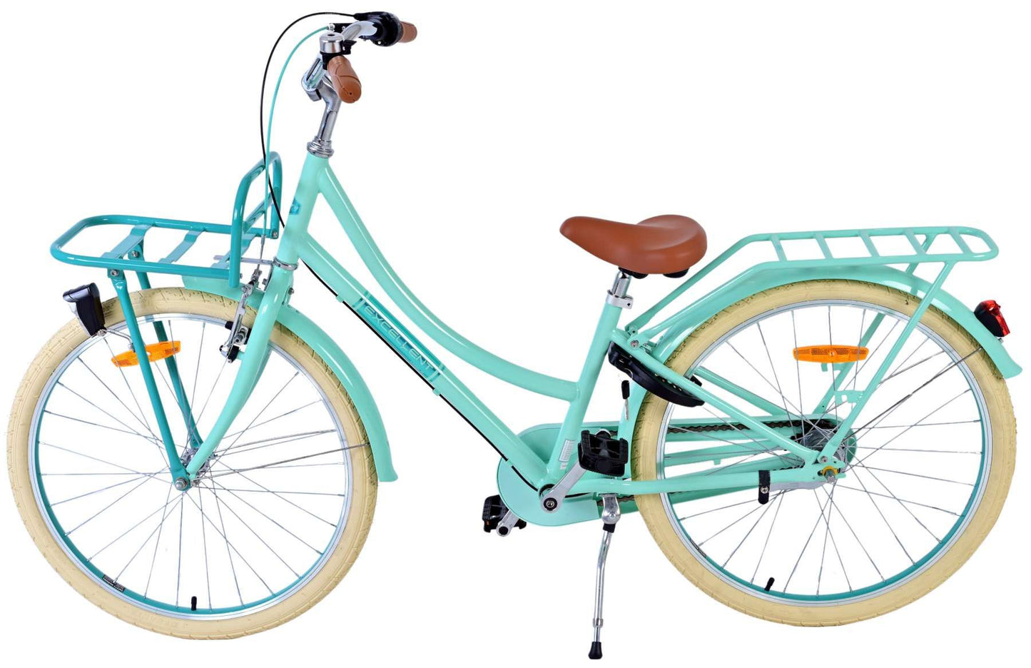 Volare Excellent Kinderfiets - Meisjes - 24 inch - Groen - 3 Versnellingen - 8-10 jaar extra afbeelding 9
