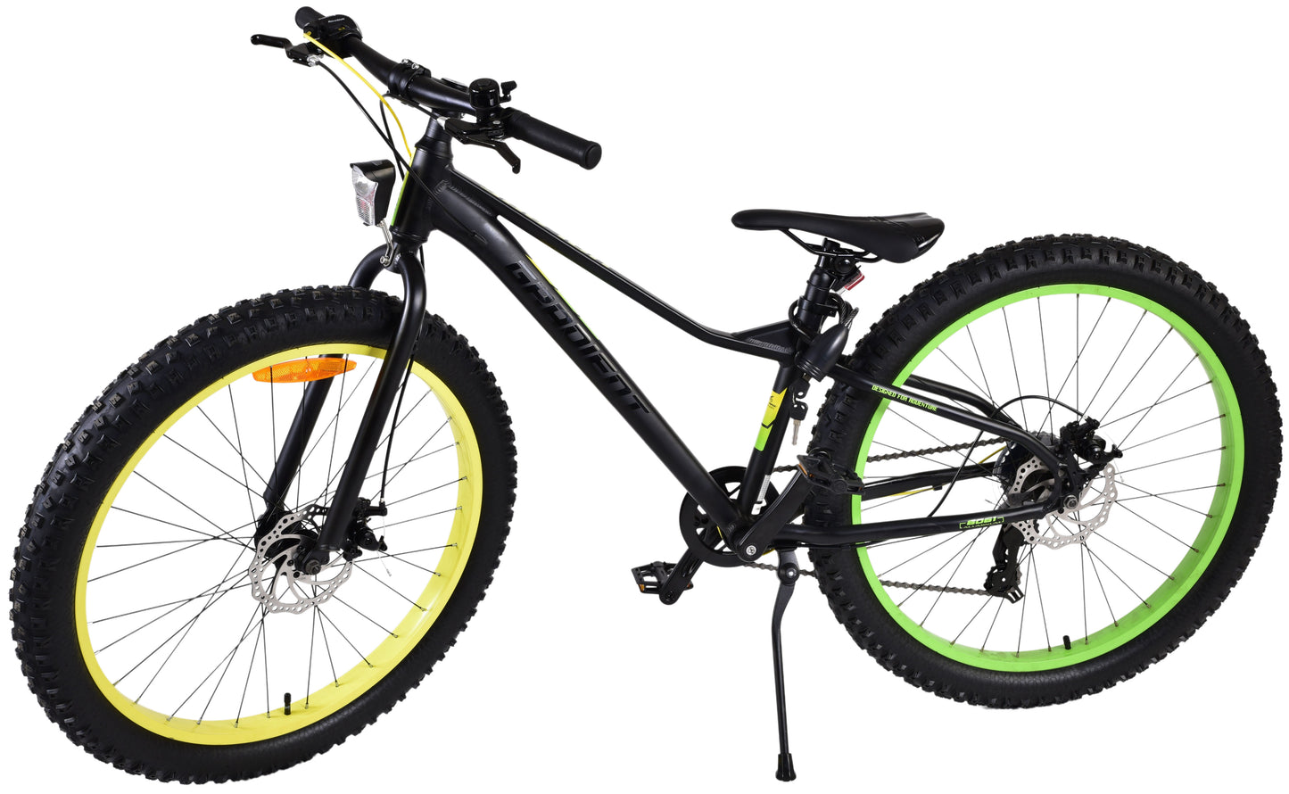 Volare Gradient Kinderfiets 26 Inch Zwart Geel Groen - Zwart, Groen, Geel - 7 versnellingen - 10-12 jaar extra afbeelding 15