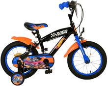 Hot Wheels Kinderfiets - Jongens - 14 inch - Zwart Oranje Blauw - Zwart, Blauw, Oranje - 3-5 jaar bij Fietstotaal