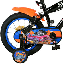 Hot Wheels Kinderfiets - Jongens - 14 inch - Zwart Oranje Blauw - Zwart, Blauw, Oranje - 3-5 jaar extra afbeelding 5