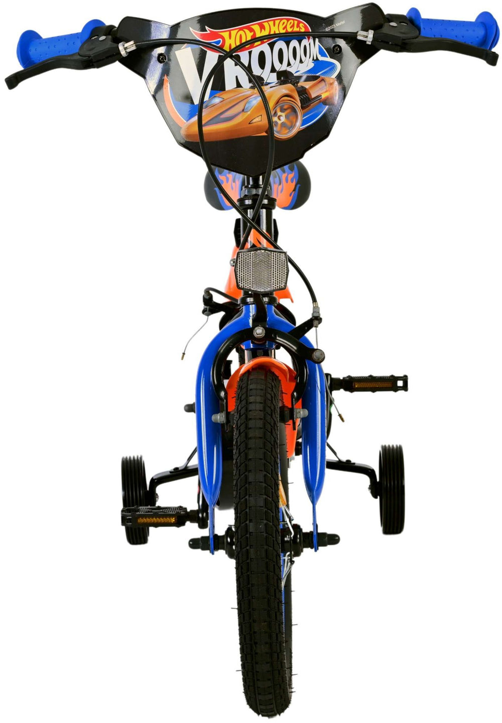 Hot Wheels Kinderfiets - Jongens - 14 inch - Zwart Oranje Blauw - Zwart, Blauw, Oranje - 3-5 jaar extra afbeelding 8