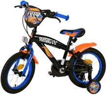 Hot Wheels Kinderfiets - Jongens - 14 inch - Zwart Oranje Blauw - Zwart, Blauw, Oranje - 3-5 jaar extra afbeelding 10