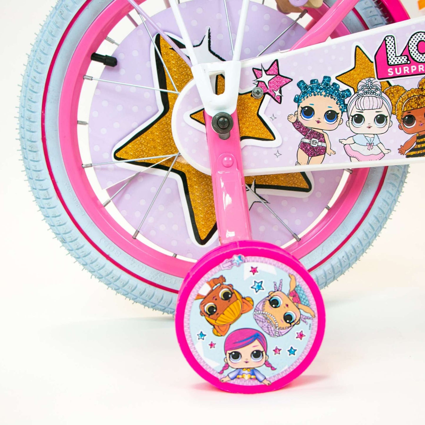 LOL Surprise Kinderfiets - Meisjes - 16 inch - Roze - Twee Handremmen - 4-6 jaar extra afbeelding 3