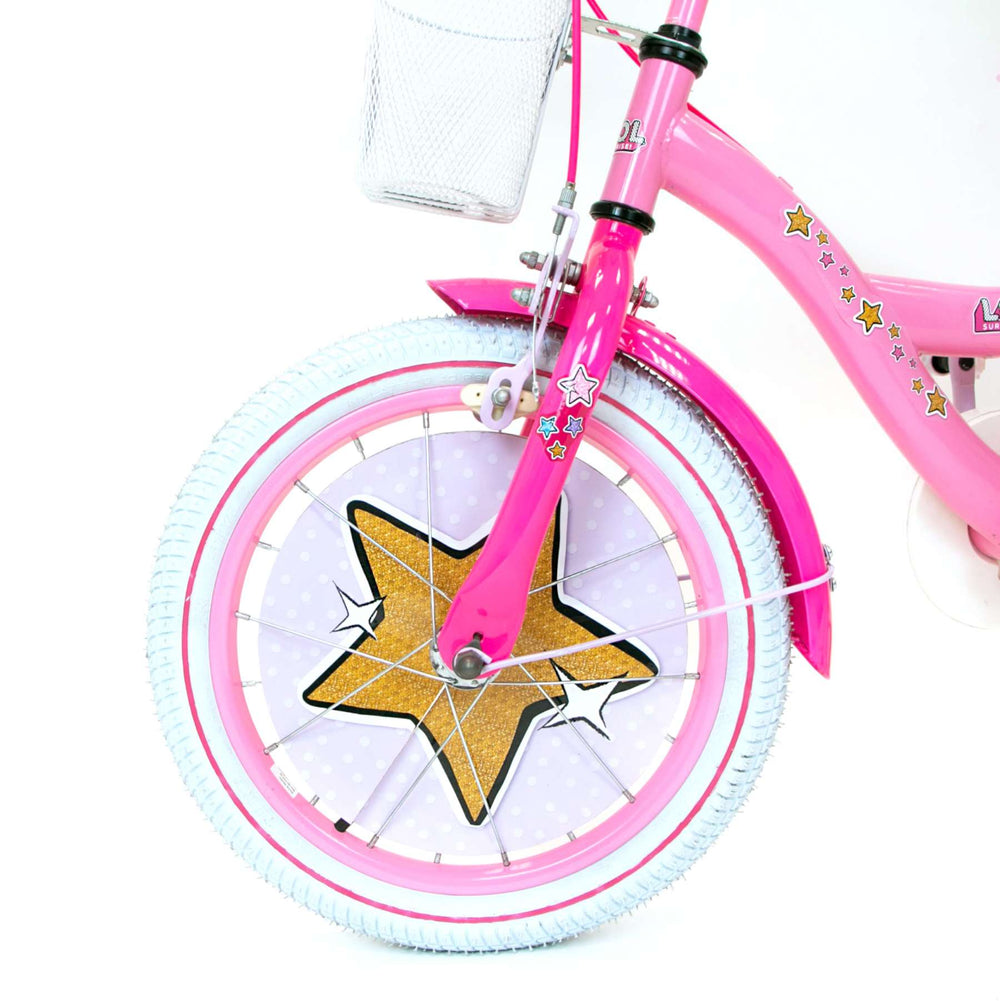 LOL Surprise Kinderfiets - Meisjes - 16 inch - Roze - Twee Handremmen - 4-6 jaar extra afbeelding 5