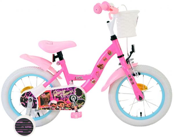 LOL Surprise Kinderfiets - Meisjes - 14 inch - Roze - 3-5 jaar extra afbeelding 2
