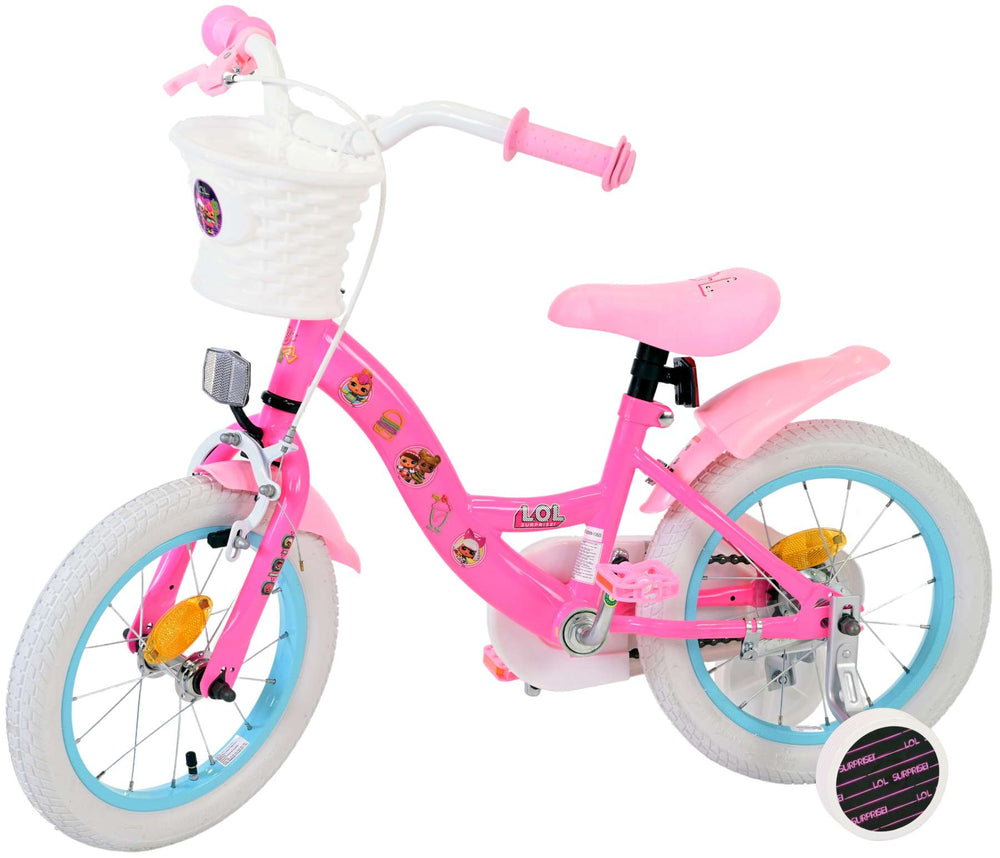 LOL Surprise Kinderfiets - Meisjes - 14 inch - Roze - 3-5 jaar extra afbeelding 9