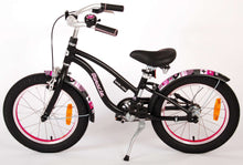 Volare Miracle Cruiser Kinderfiets - Meisjes- 16 inch - Mat Zwart - Prime Collection - 4-6 jaar extra afbeelding 14