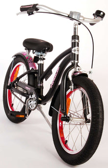 Volare Miracle Cruiser Kinderfiets - Meisjes- 16 inch - Mat Zwart - Prime Collection - 4-6 jaar extra afbeelding 11
