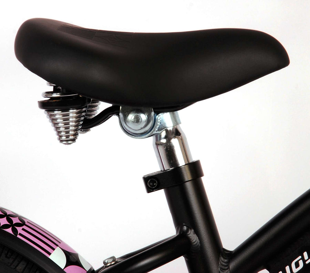 Volare Miracle Kinderfiets - Meisjes - 14 inch - Mat Zwart - Prime Collection - 3-5 jaar extra afbeelding 9