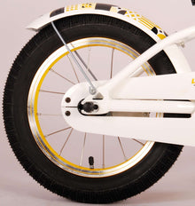 Volare Miracle Kinderfiets - Meisjes - 14 inch - Wit - Prime Collection - 3-5 jaar extra afbeelding 5