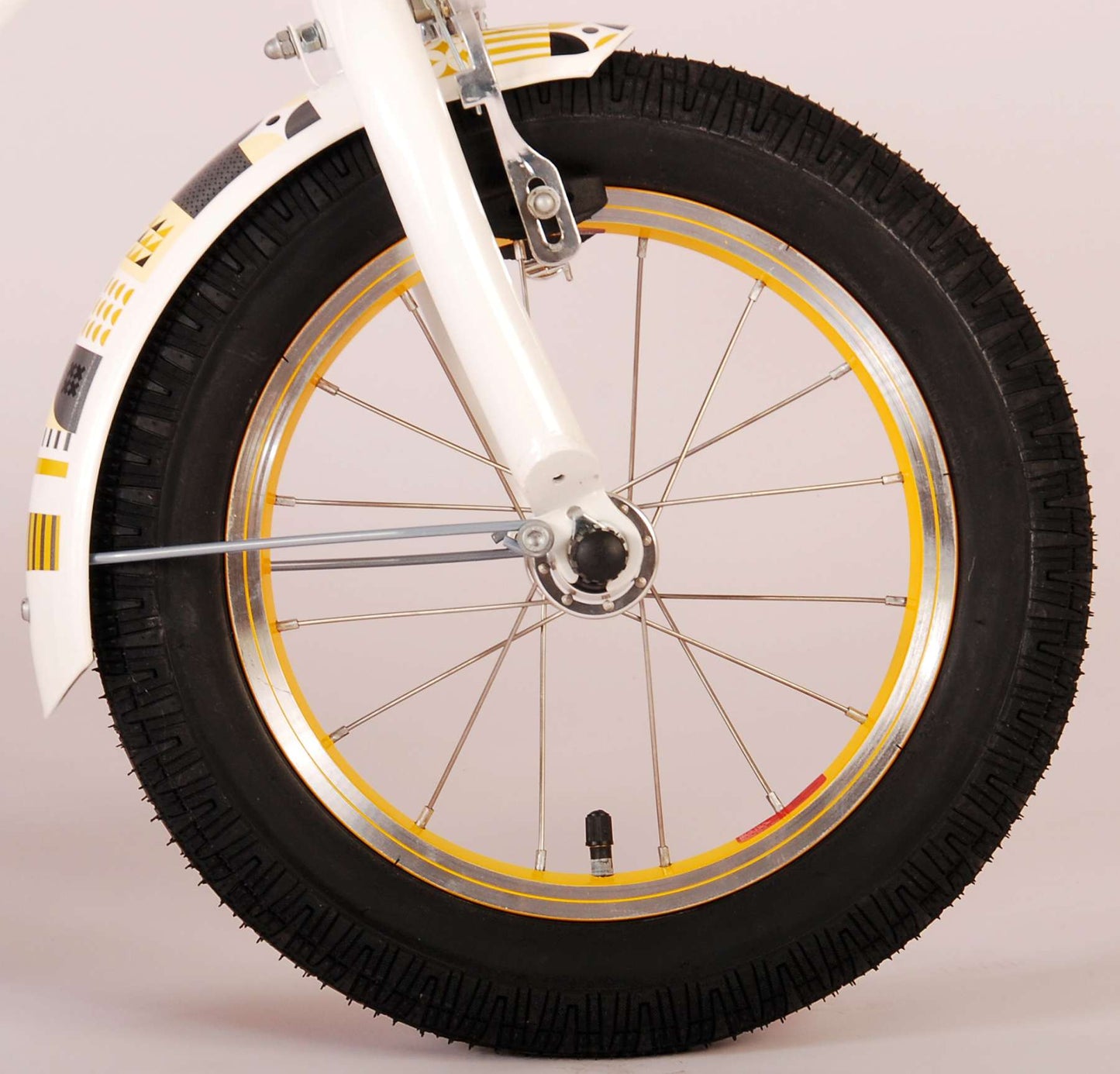 Volare Miracle Kinderfiets - Meisjes - 14 inch - Wit - Prime Collection - 3-5 jaar extra afbeelding 6