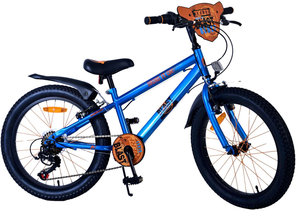 NERF Kinderfiets - Jongens - 20 inch - Satijn Blauw - 6 Speed - 6 versnellingen - 6-8 jaar extra afbeelding 11