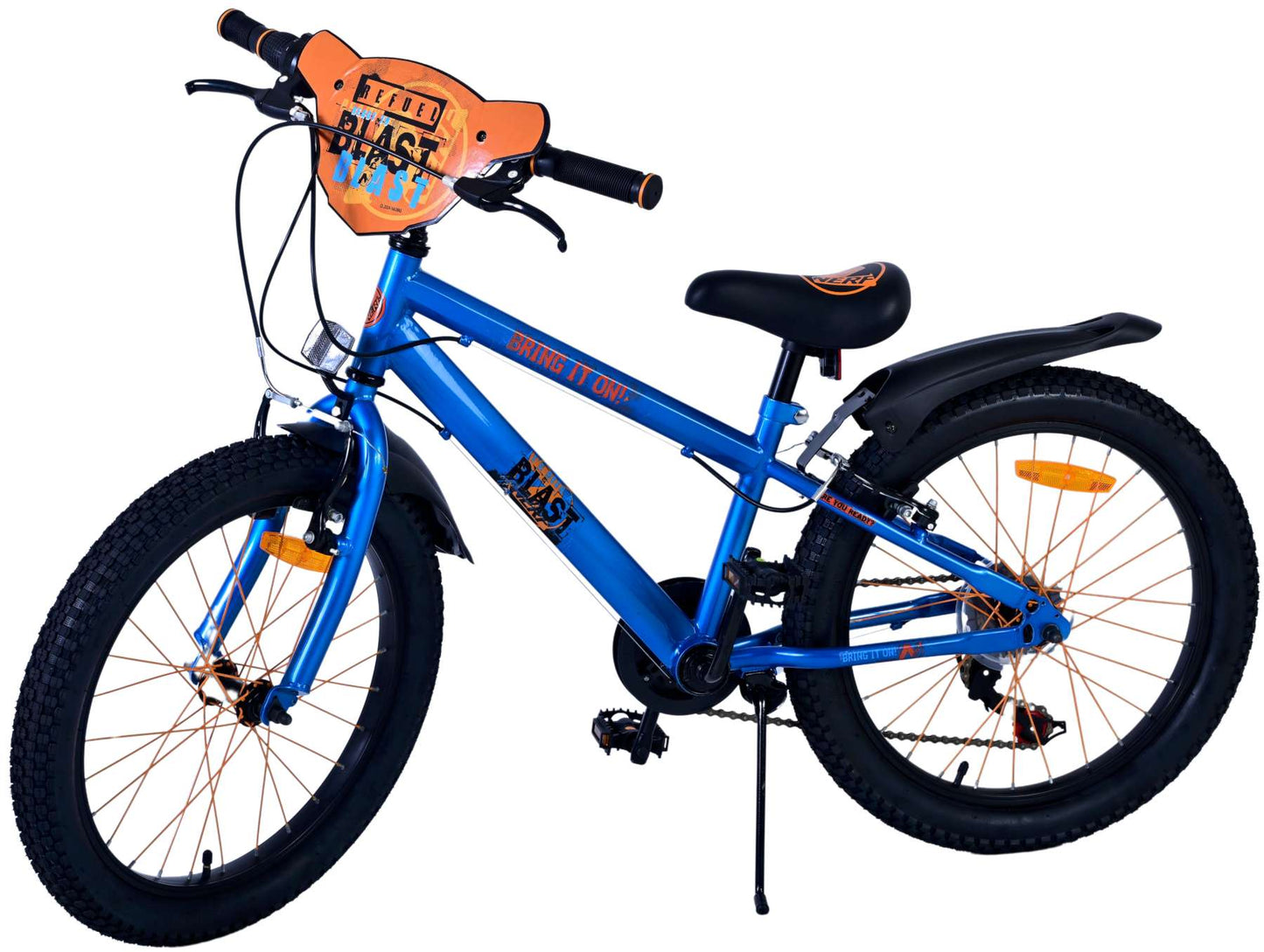 NERF Kinderfiets - Jongens - 20 inch - Satijn Blauw - 6 Speed - 6 versnellingen - 6-8 jaar extra afbeelding 4