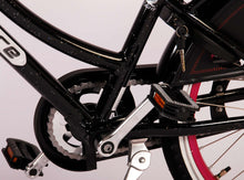 Volare Classic Oma Kinderfiets - Meisjes - 20 inch - Zwart met glitters - 6-8 jaar extra afbeelding 17