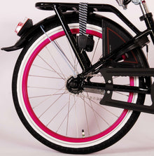 Volare Classic Oma Kinderfiets - Meisjes - 20 inch - Zwart met glitters - 6-8 jaar extra afbeelding 5