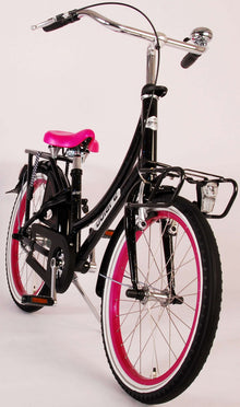 Volare Classic Oma Kinderfiets - Meisjes - 20 inch - Zwart met glitters - 6-8 jaar extra afbeelding 11
