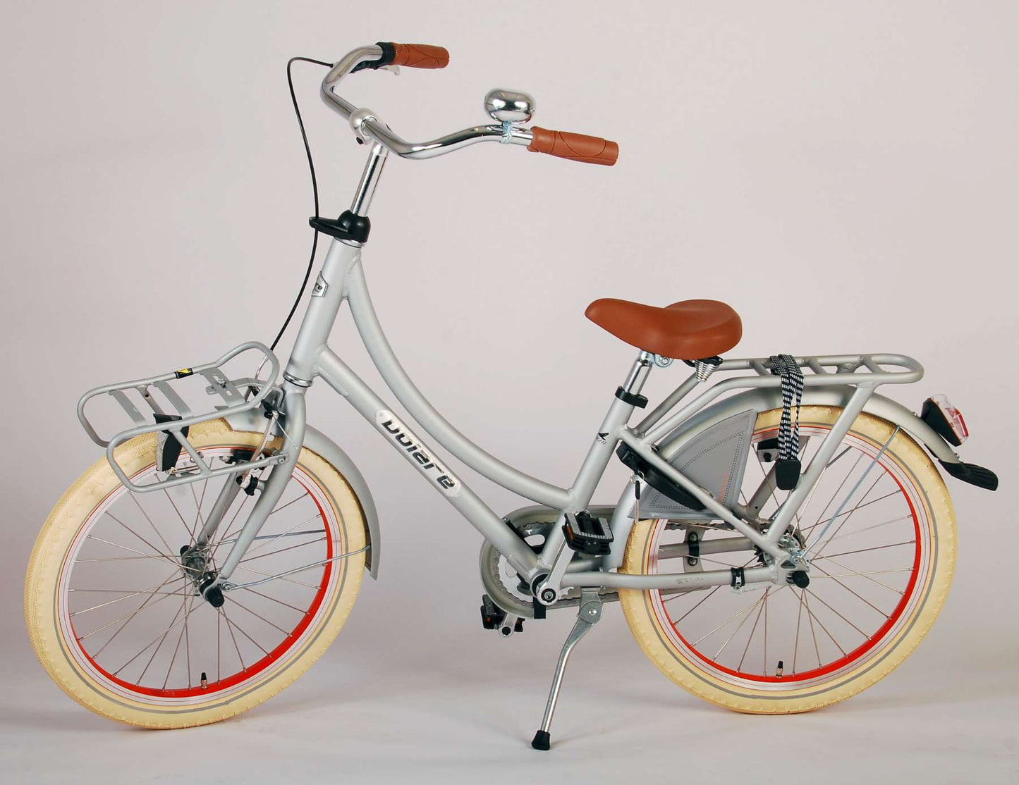 Volare Classic Oma Kinderfiets - Meisjes - 20 inch - Mat Zilver - 6-8 jaar extra afbeelding 15