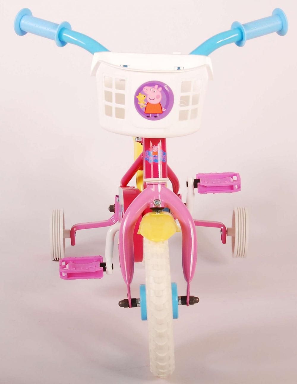 Peppa Pig Kinderfiets - Meisjes - 10 inch - Roze/Blauw - Doortrapper - Blauw, Roze - 2-4 jaar extra afbeelding 6