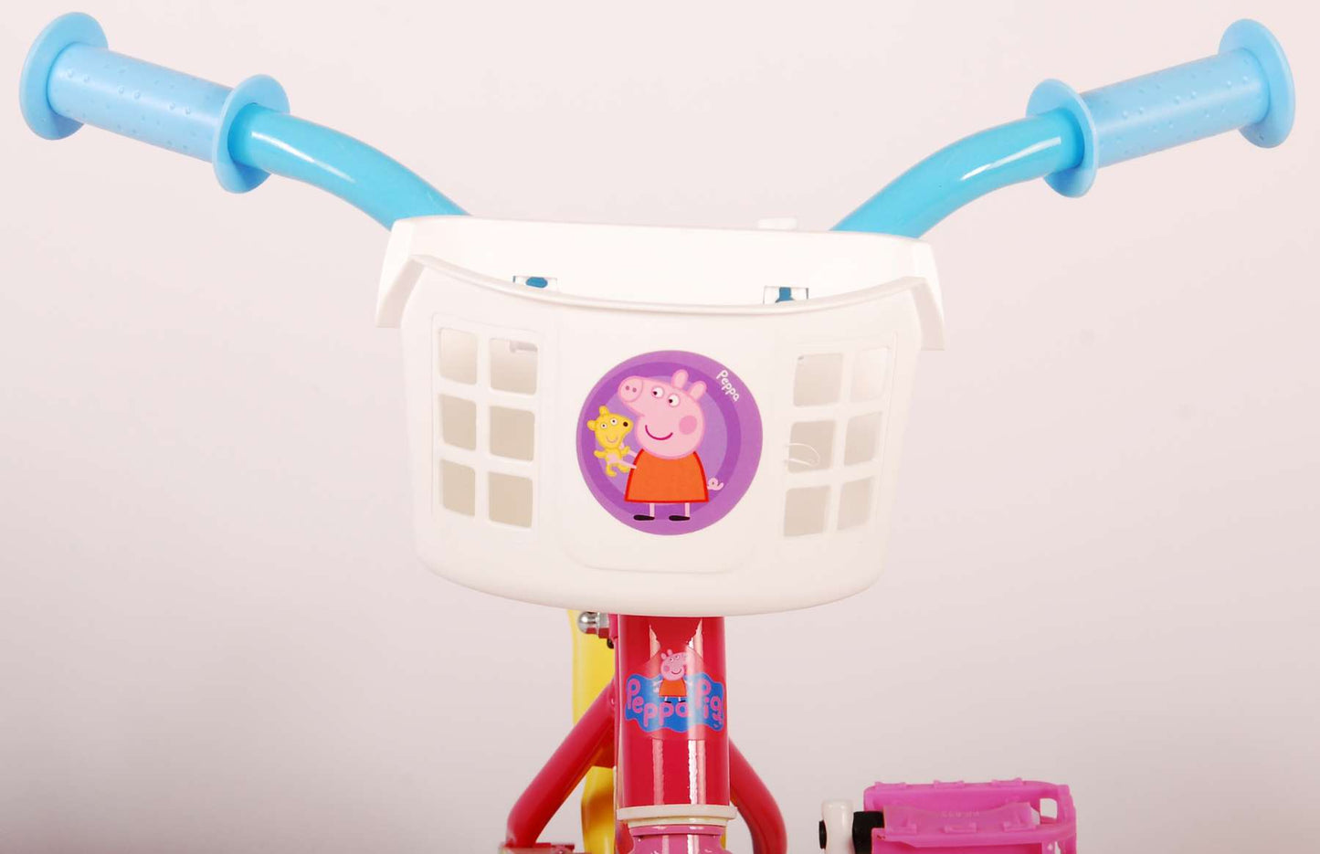 Peppa Pig Kinderfiets - Meisjes - 10 inch - Roze/Blauw - Doortrapper - Blauw, Roze - 2-4 jaar extra afbeelding 3