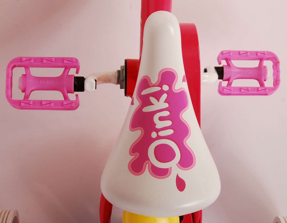 Peppa Pig Kinderfiets - Meisjes - 10 inch - Roze/Blauw - Doortrapper - Blauw, Roze - 2-4 jaar extra afbeelding 8